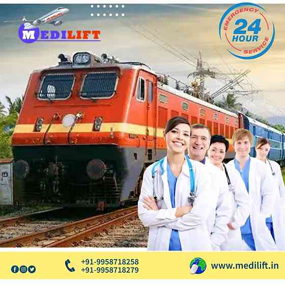 Get Advanced ICU and CCU Setup by Medilift Train Ambulance in Bangalore Дніпро