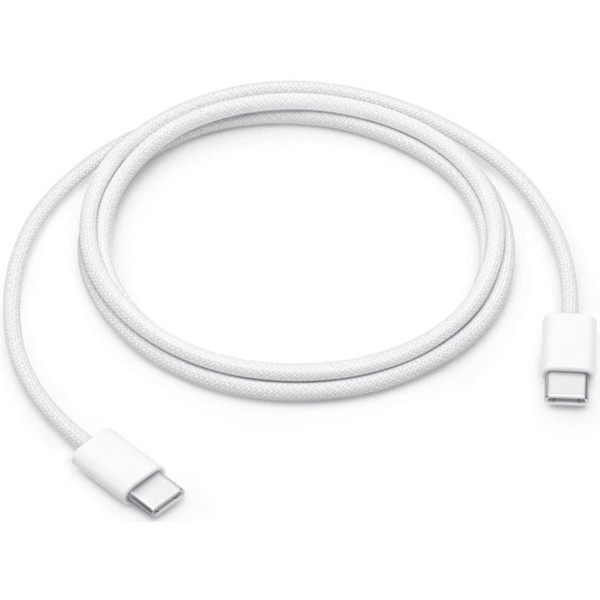 DM Кабель Type-C to Type-C 1m 60W Woven White OEM Харків - зображення 2