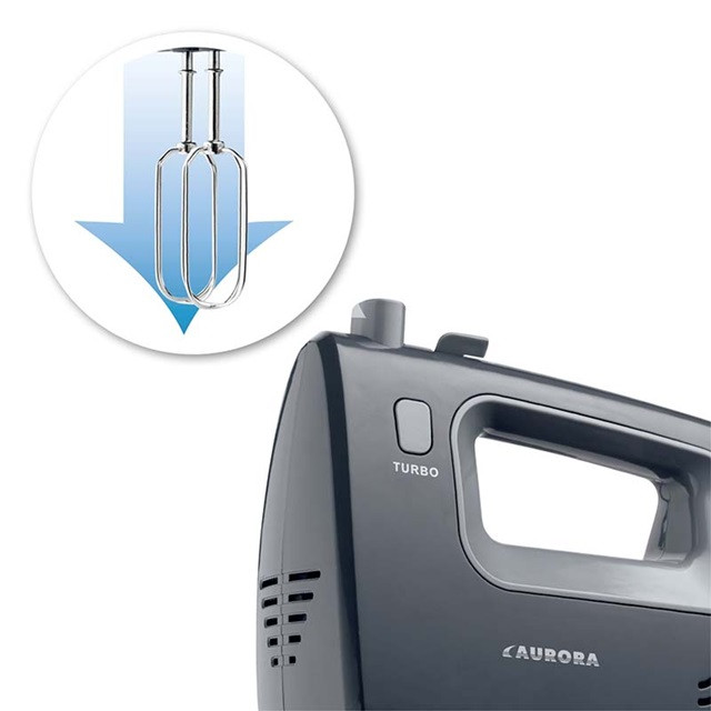 Миксер ручной Aurora 4095AU 500 Вт черный Київ - зображення 3