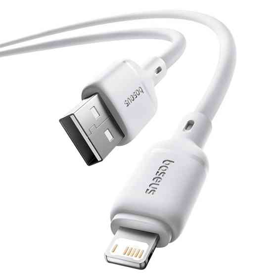 Дата кабель Baseus Silky Series OS Fast Charging USB to Lightning 2.4A (1m) (P1037770) Херсон
