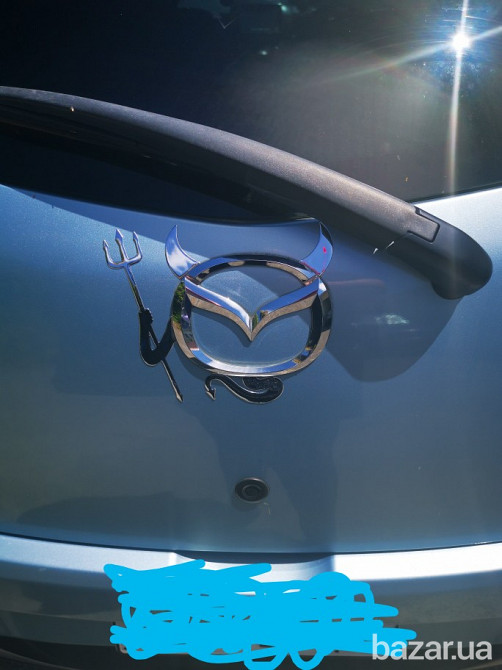 Наклейка на авто эмблемы Чёртик выпуклая Бориспіль - зображення 8