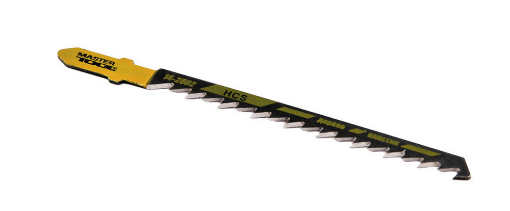 Полотно пильное для лобзика MASTERTOOL T244D 5 шт дерево/пластик быстрый фигурный рез 6TPI/100 мм 14 Харків - зображення 1