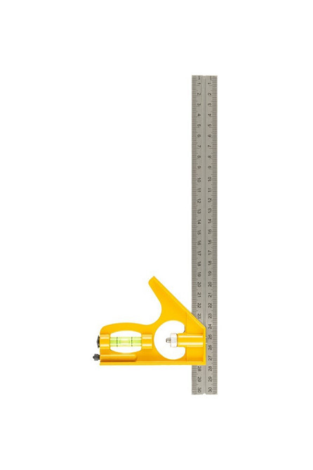 Угольник столяра комбинированный MASTERTOOL 300 мм с капсулой AL-SS 30-3510 Харьков - изображение 3