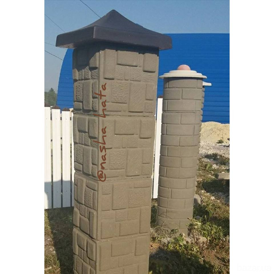 Набірні бетонні стовпи для паркану від виробника Запоріжжя - зображення 10