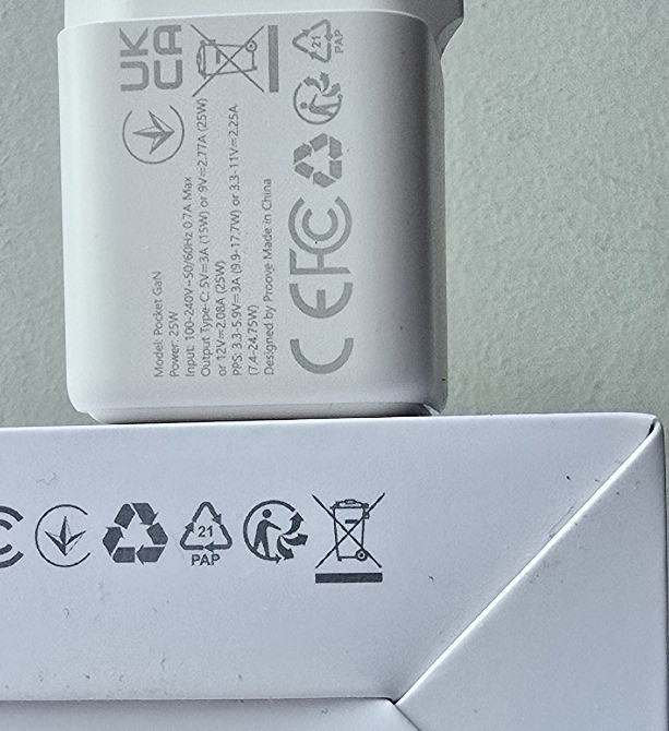 Зарядное устройство Proove Pocket GaN 25W Одесса - изображение 1