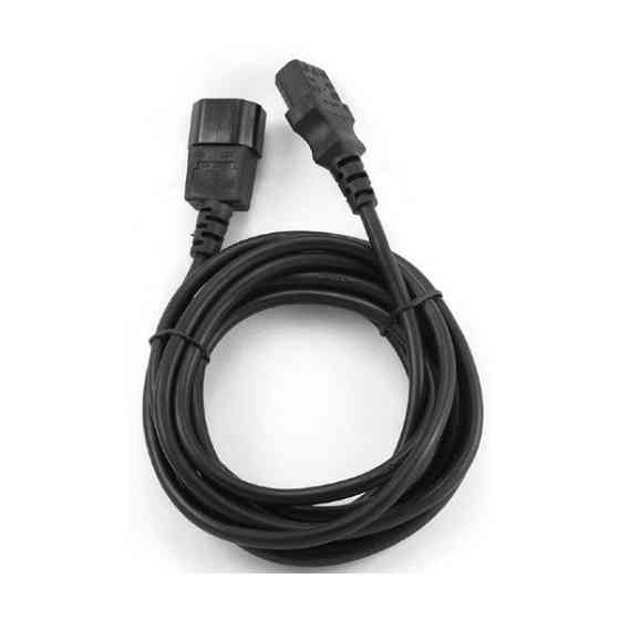 Кабель живлення Cablexpert PC-189-VDE-5M (С13-С14) VDE 5m Black (Код товару:42656) Харків