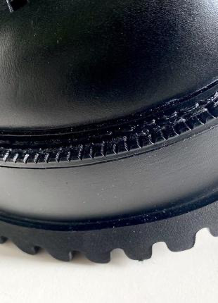 Сапоги - туфли, весна - лето, кожаные, с перфорацией, 25,5 см. Київ - зображення 12