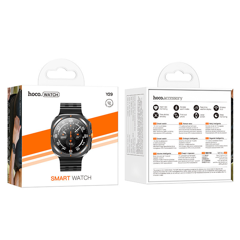 Смарт-часы Hoco Smart Watch Y29 Smart sports watch (call version) Херсон - зображення 2