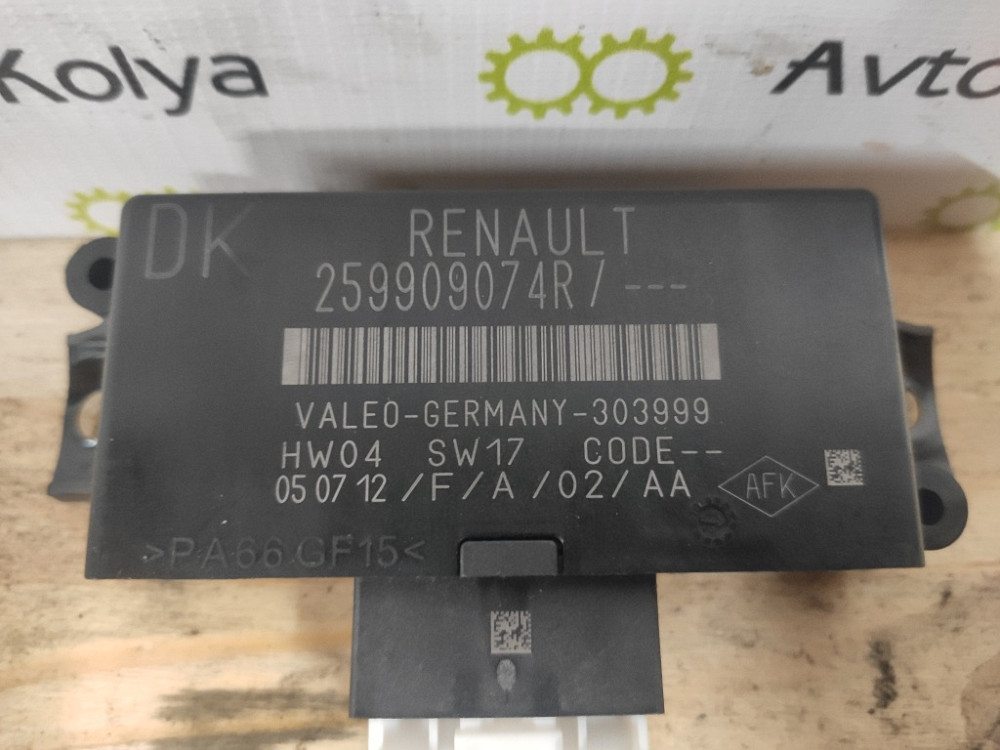 Модуль парктроника Renault Megane III 2008-2015 (259909074R) Ковель - зображення 2