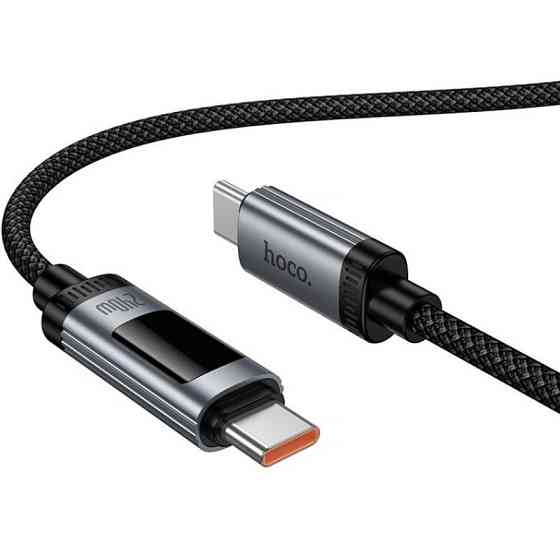 Дата кабель Hoco U148 Lord with display Type-C to Type-C 100W (1.2m) Херсон