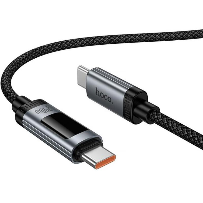 Дата кабель Hoco U148 Lord with display Type-C to Type-C 100W (1.2m) Херсон - изображение 3
