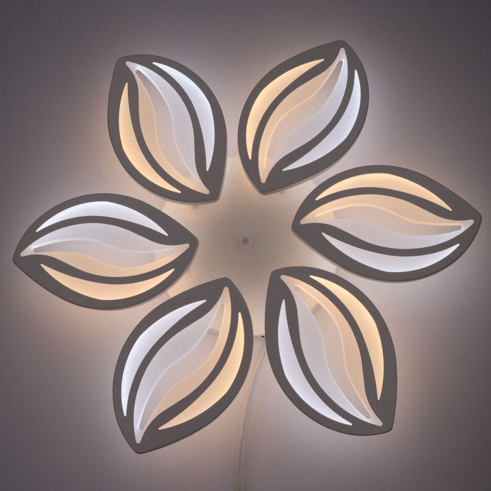 Люстра стельова LED з пультом A2325/6-wh Білий 9х61х61 см. Киев - изображение 1