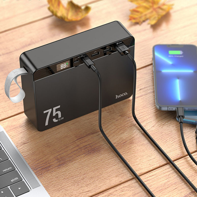 Уценка Портативное ЗУ Power Bank Hoco J94 Overlord 22.5W 75000 mAh Херсон - зображення 4