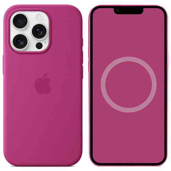 Чехол Silicone case (AAA) with Magsafe and Animation для Apple iPhone 16 Pro (6.3") Херсон