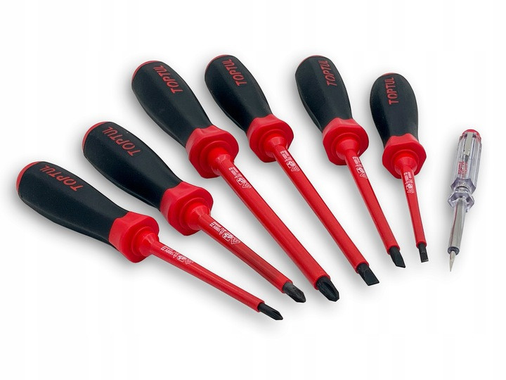 Набор отверток изолированных TOPTUL (1000V) 7ед. GAAE0704 Харьков - изображение 2