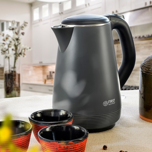 Електрочайник First FA-5407-4-GR 1 л серый Київ - зображення 1