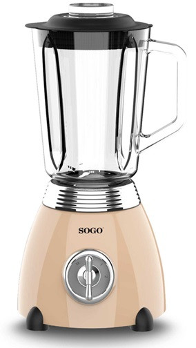 Блендер стационарный SOGO SS-5565 500 Вт бежевый Київ - зображення 4