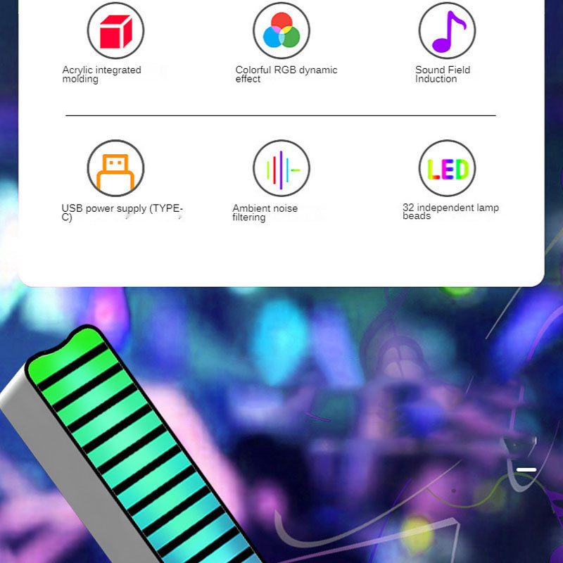 Настольная LED лампа RGB 5V Single Panel Bluetooth USB interface with app Херсон - зображення 3