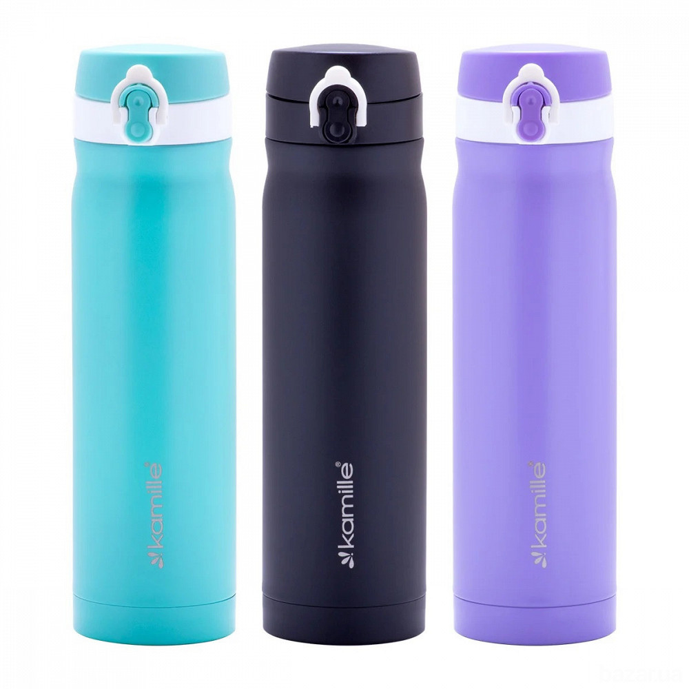 Термос-кружка нержавеющая сталь Kamille 500 мл Одеса - зображення 5