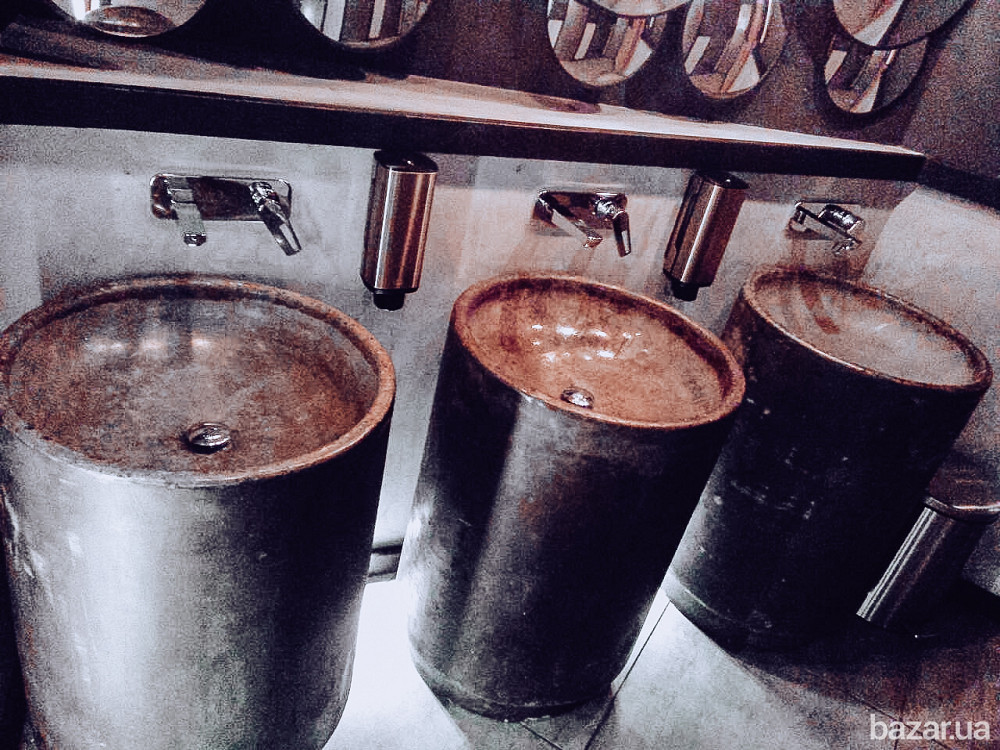 Умывальник бетонный круглый, квадратный, самостоячий, подвесной, из бетона лофт белый серый черный Одеса - зображення 5