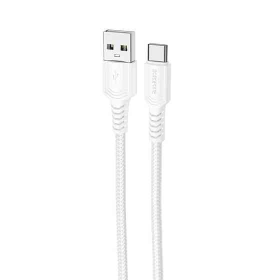 Дата кабель Borofone BX116 Certain USB to Type-C 3A (1m) Херсон