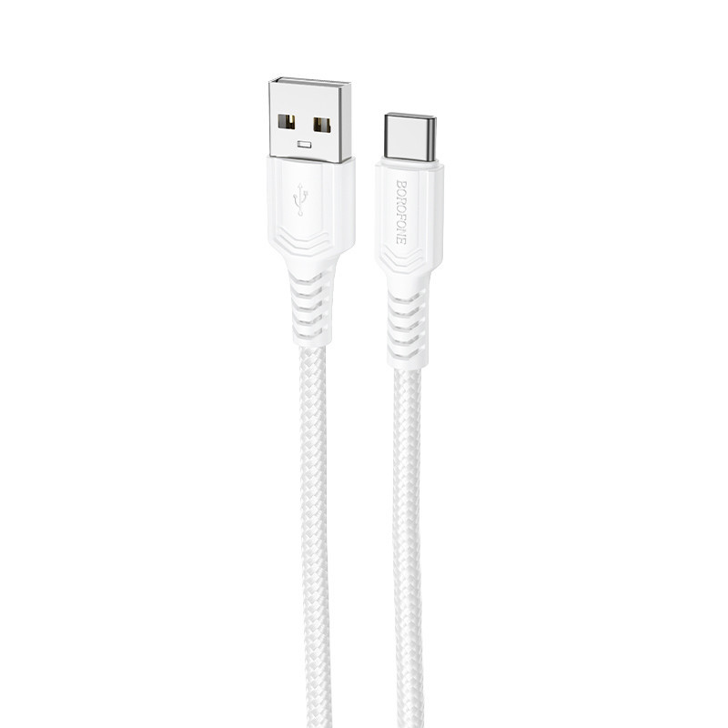 Дата кабель Borofone BX116 Certain USB to Type-C 3A (1m) Херсон - изображение 1