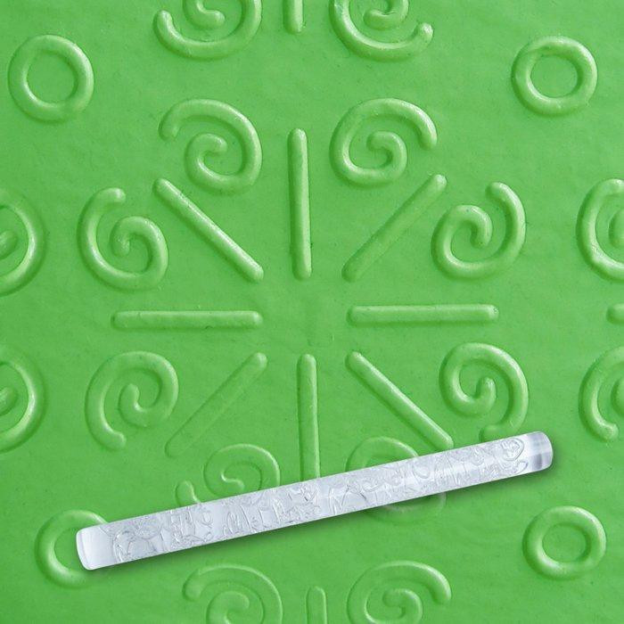 Скалка кондитерська рисунок Empire Промені з завидками EM-8949 29 см Киев - изображение 1