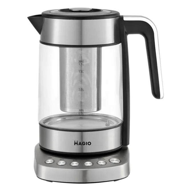 Электрочайник Magio МG-494 1.7 л серебристый Киев - изображение 3