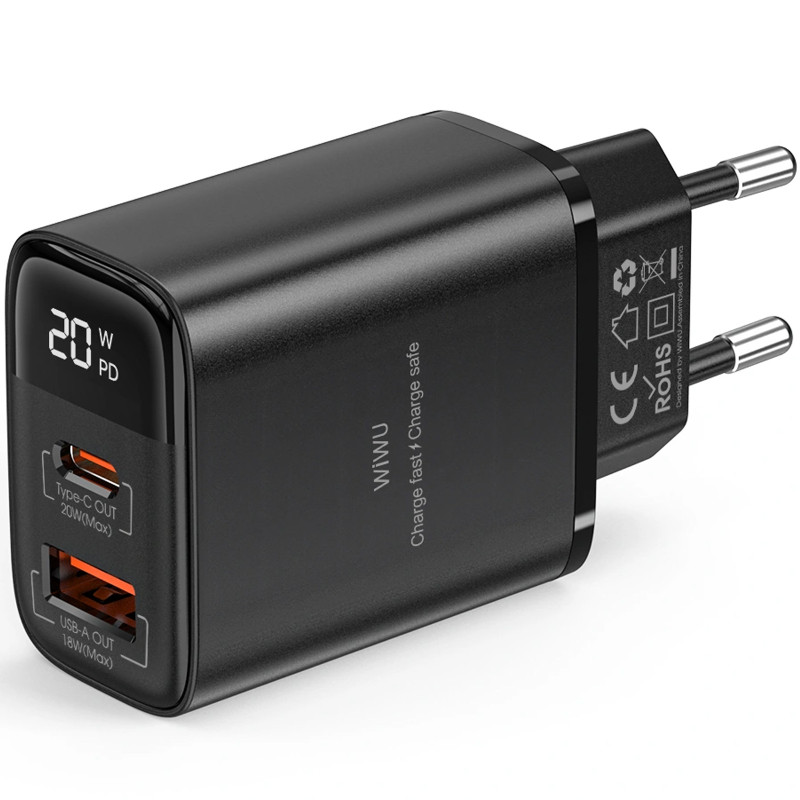 СЗУ WIWU G009 Firefly PD20W+QC3.0 GaN (1USB-A/1C) Херсон - зображення 3