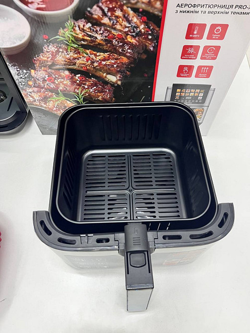 Аэрогриль мультипечь на два тэна с силиконовой формой Zepline ZP-00339 13 л 4200 Вт Київ - зображення 9