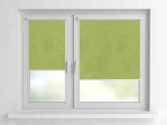 Рулонна штора Rolets Топаз 2-873-675 67.5x170 см закритого типу Салатова Київ