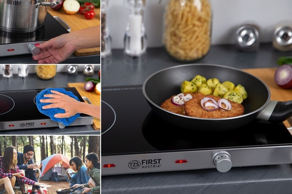 Электроплита First FA-5096-7 2800 Вт черная Киев - изображение 2