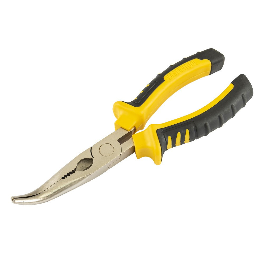 Щипцы изогнутые MASTERTOOL 180 мм С55/HRC 45~50 23-3180 Харьков - изображение 2