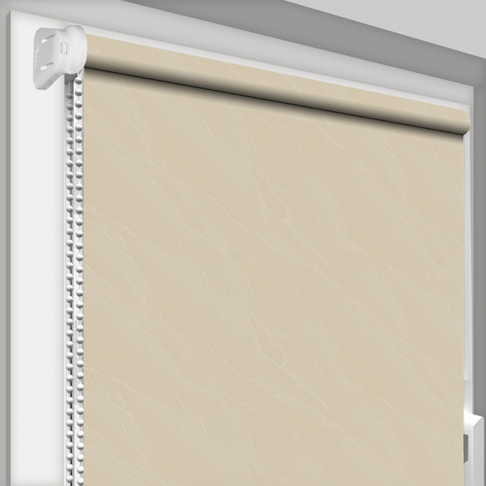 Рулонна штора Rolets Вода 1-1834-775 77.5x170 см відкритого типу Світло-бежева Киев - изображение 1