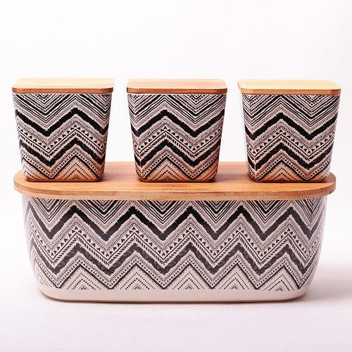 Хлібниця з контейнерами Kamille KM-1131 4 шт Київ - зображення 1