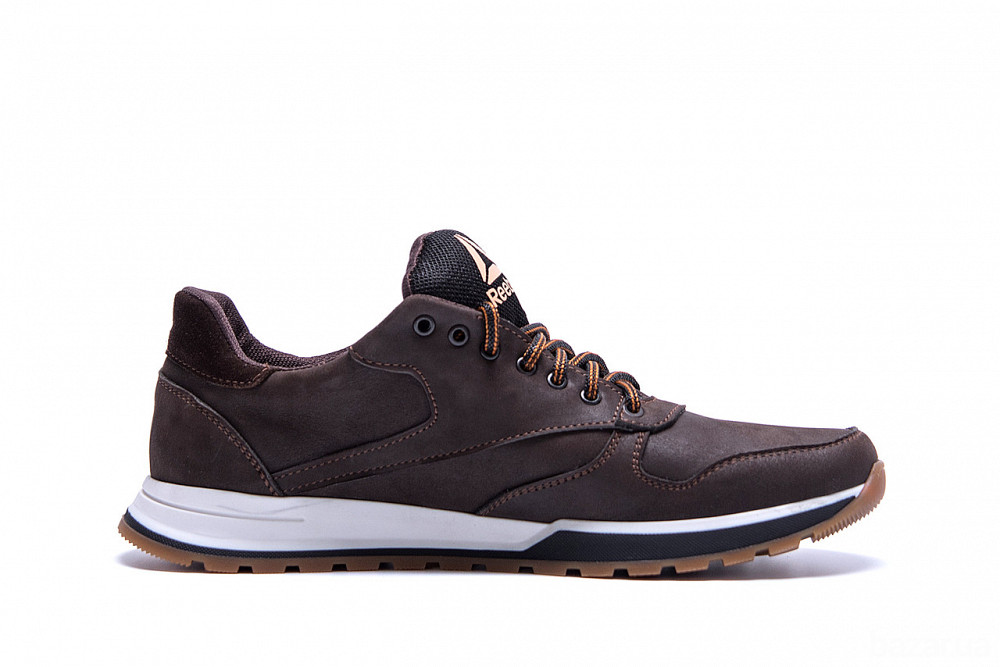 Мужские кожаные кроссовки  Rbk Classic Leather Trail Chocolate Київ - зображення 2