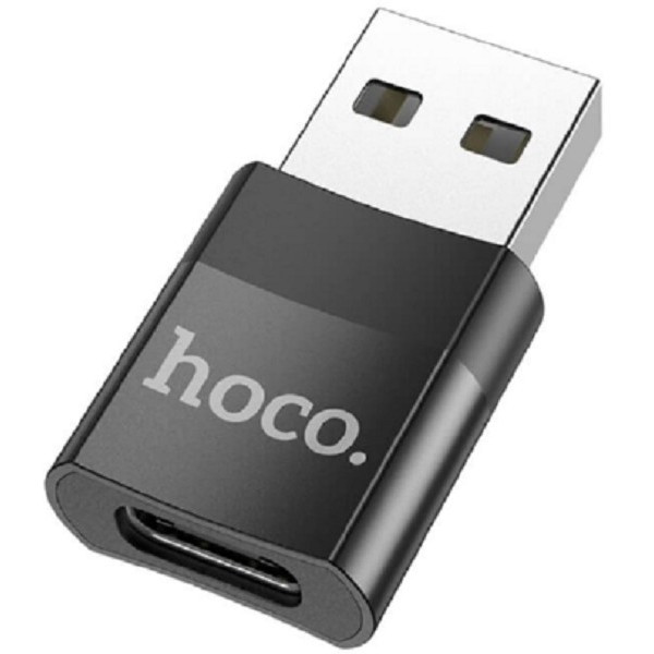Адаптер Hoco UA17 USB to Type-C Black (Код товару:22563) Харків - зображення 1