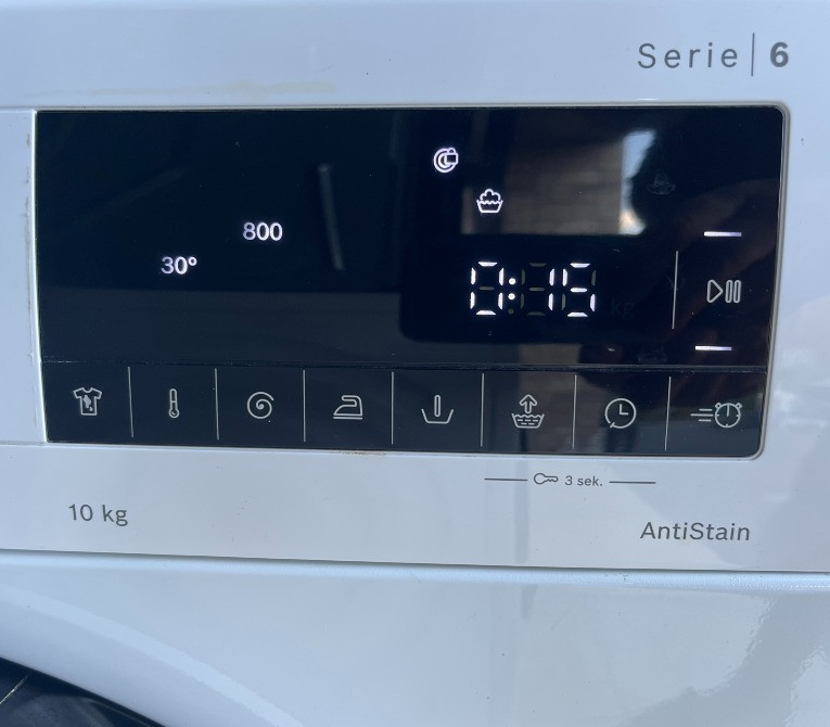 2023рік Пральна стиральная машина Bosch Serie6 ідеальний стан 10кг Бережани - зображення 3