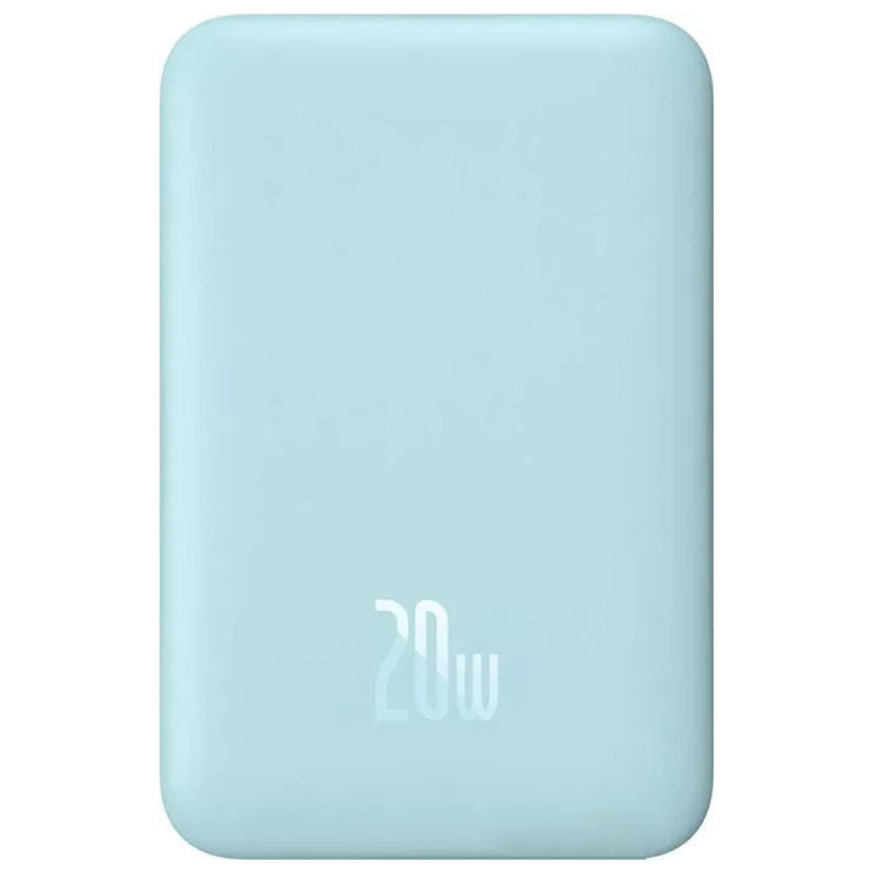 Портативное ЗУ Power Bank Baseus Magnetic Mini OS 20W c БЗУ 10000 mAh (PPCX110105) Херсон - зображення 1