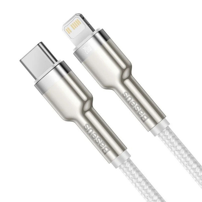 Дата кабель Baseus Cafule Series Metal Type-C to Lightning PD 20W (2m) (CATLJK-B) Херсон - изображение 2