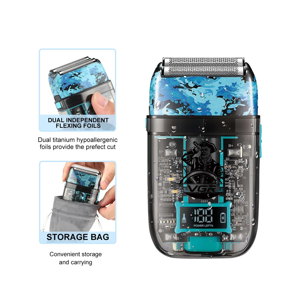 Комплект длят стрижки VGR V-645 голубой Київ - зображення 6