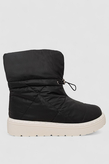 Дутики жіночі зимові на хутрі, колір чорно-бежевий (36-41р.) Одесса - изображение 3