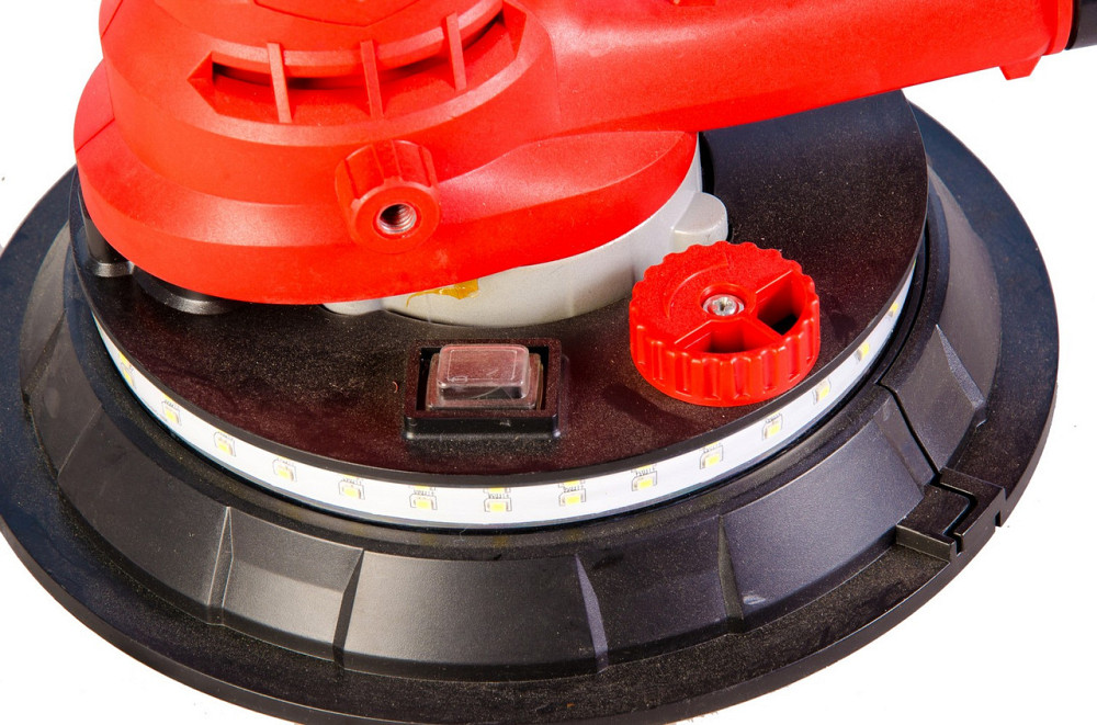 Шлифмашина для стен и потолка MPT 850 Вт 1400-2700 об/мин Ø180 мм диодная подсветка аксессуары 6 шт  Харьков - изображение 7