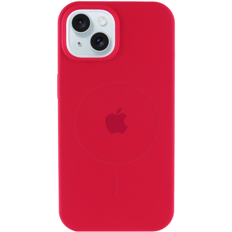Чехол Silicone Case Full Protective (AA) with MagSafe для Apple iPhone 15 (6.1") Херсон - зображення 2
