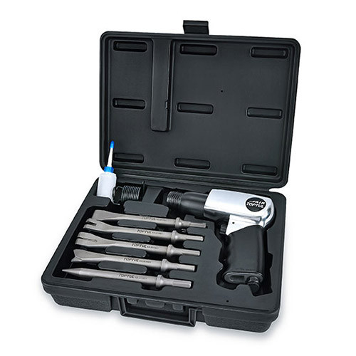 Ударный пневматический молоток с комплектом зубил 7ед. TOPTUL GDAI0705 Харків - зображення 3