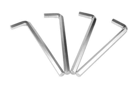 Ключ шестигранный MASTERTOOL Long Arm CrV 13,0 мм 46×223 мм набор 4 шт 75-0013 Харьков