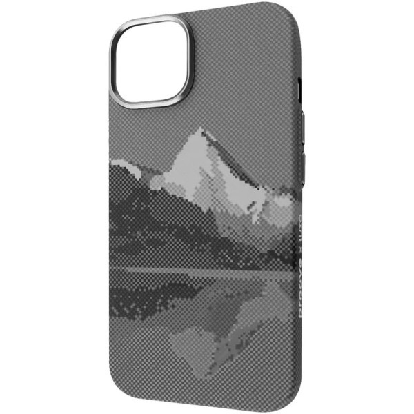 Чохол Proove Gleam Case with Magnetic Ring для iPhone 15 Pro Max Silver Peak (Код товару:42304) Харків - зображення 2