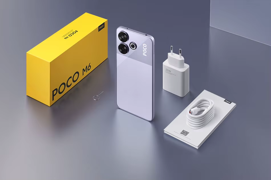 Смартфон Xiaomi POCO М6 - 6,7" NFC 6/128, 5030мА+чохол-книжка+ плівка Лубни - зображення 1
