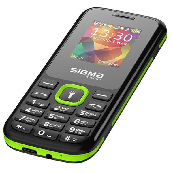 Телефон Sigma mobile X-Style 171 MINI Black-Green Харьков - изображение 3
