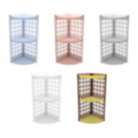 Полочка в ванную, угловая, пластиковая, ТМ PROFF Київ